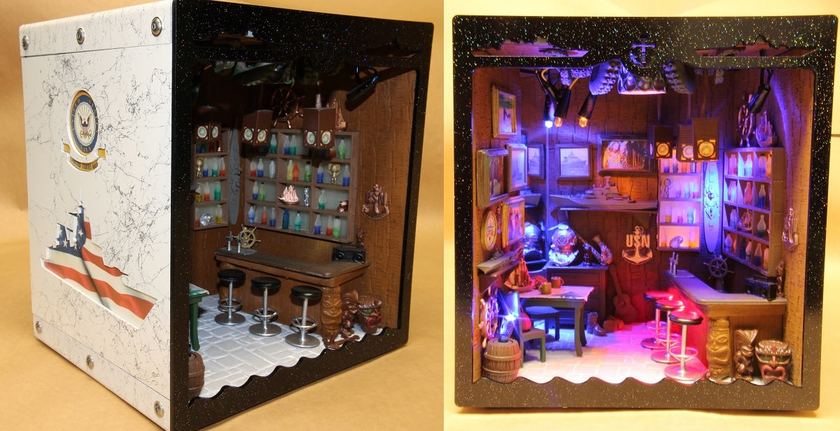 A Booknook Tribute: Honoring a Naval Career in Miniature