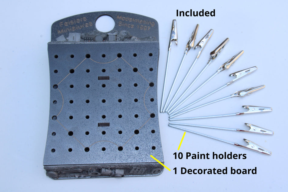 Miniatures Painting Holder - Scrapyard Theme