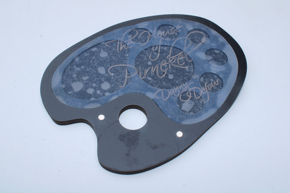 Artist’s Paint Palette with Silicone Insert - Non-Stick & Easy to Clean - 17 x 13 cm