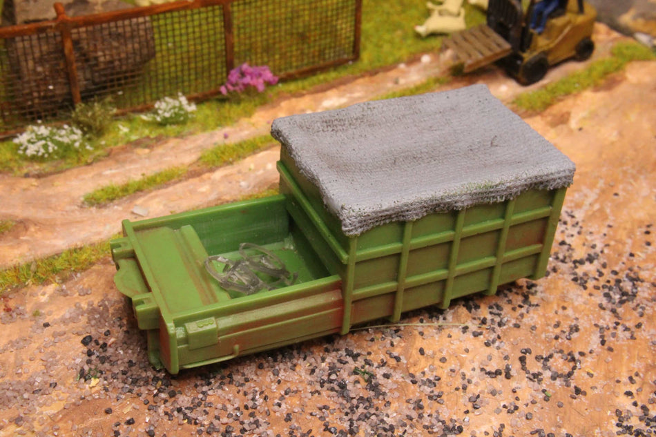 Empty Presscontainer with a cover - H0 Scale