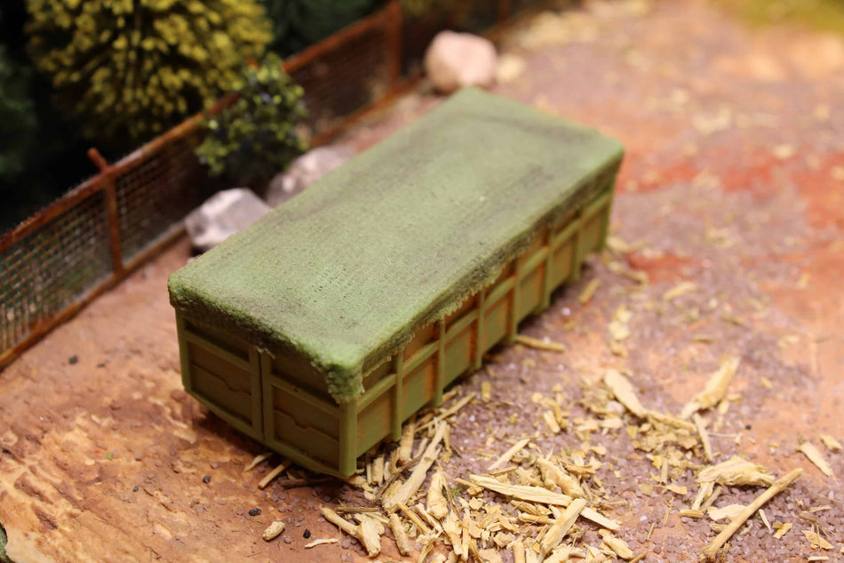 Container with a cover - H0 Scale