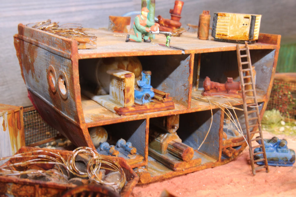 Ship Demolishing Set - H0 Scale