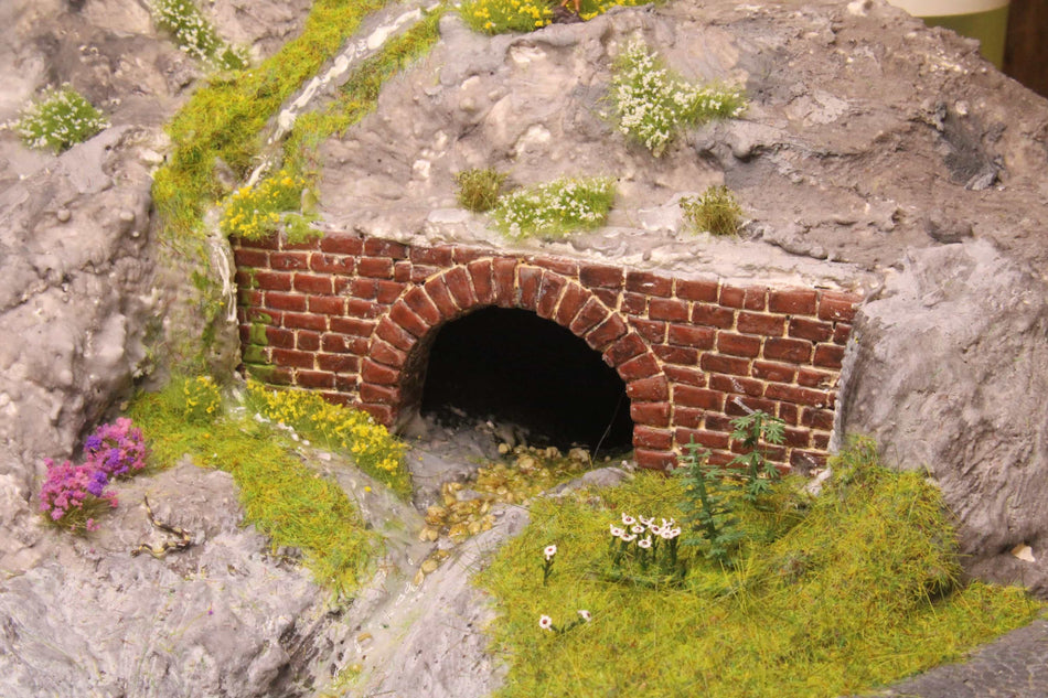 Brickwork Culvert with Arch - H0 Scale