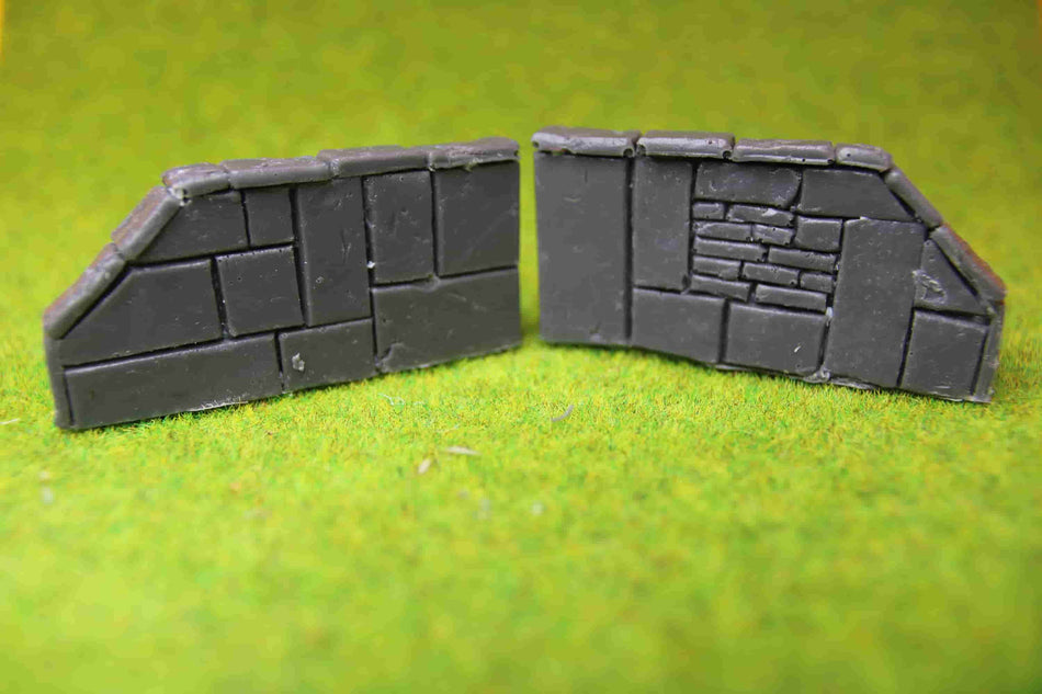 Stone Culvert with Sidewalls- H0 Scale