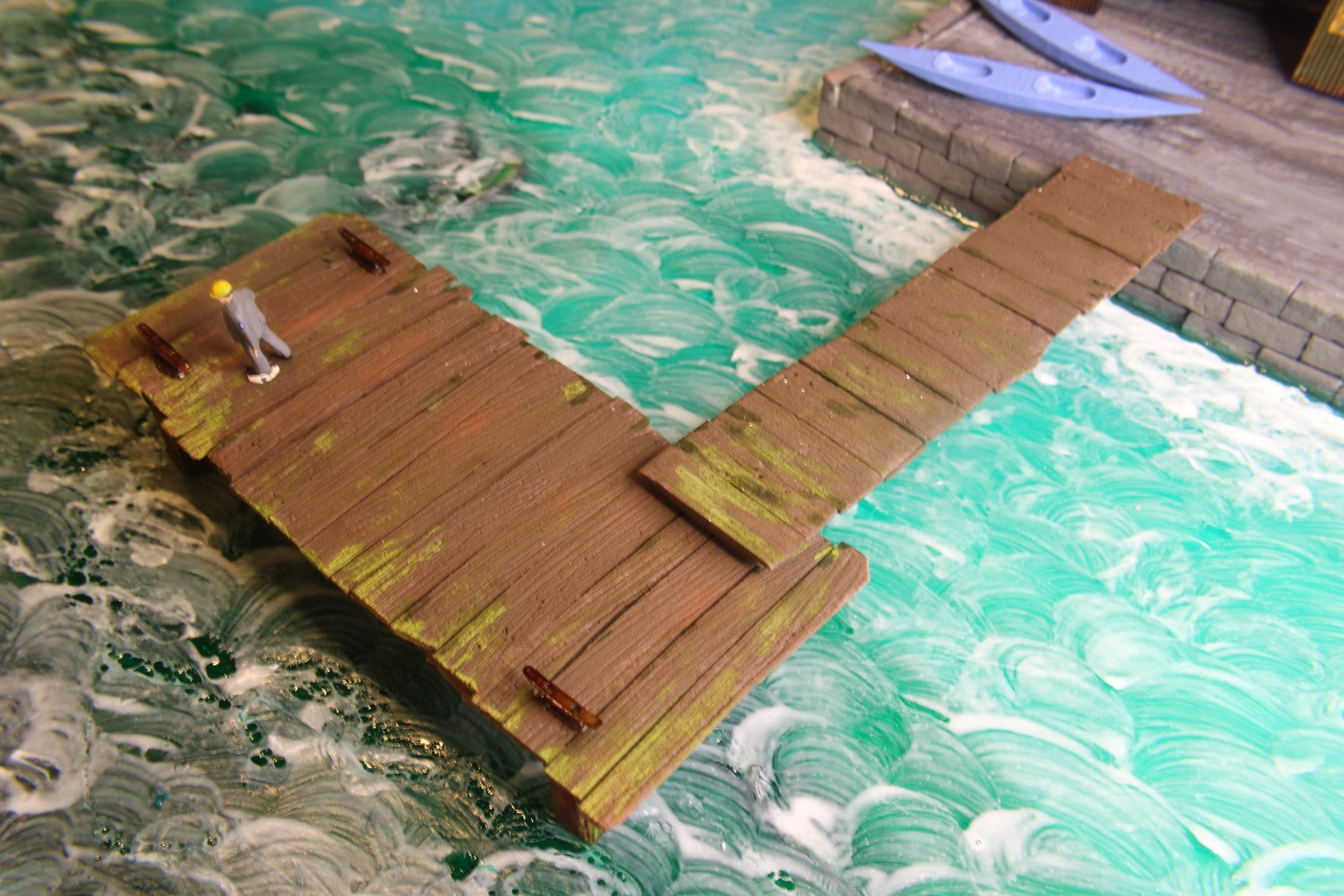 Dock with Ramp and Cleats - H0 Scale – Feisters Miniatures