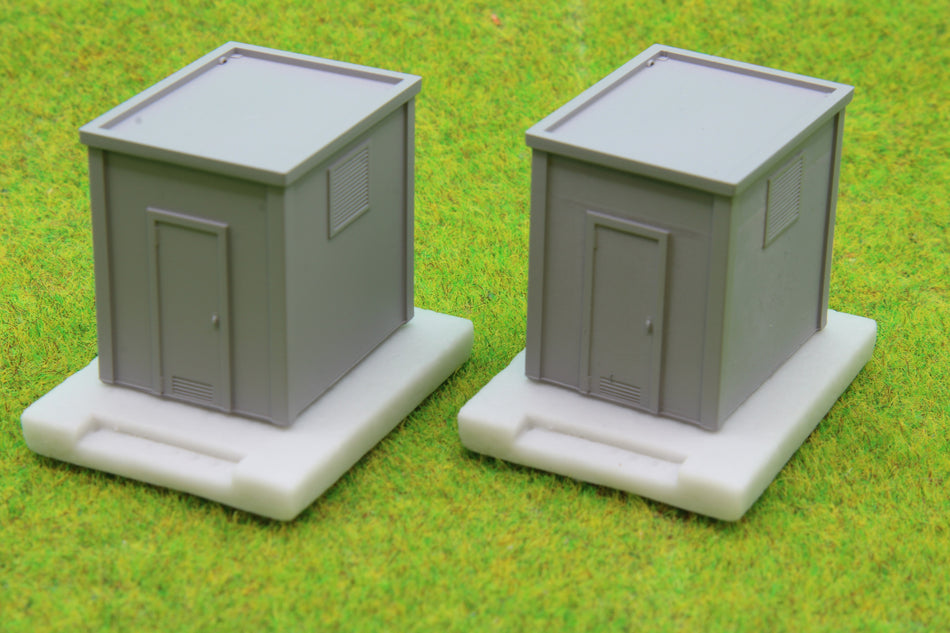 Set of 2 High Voltage Cabinets - HO Scale