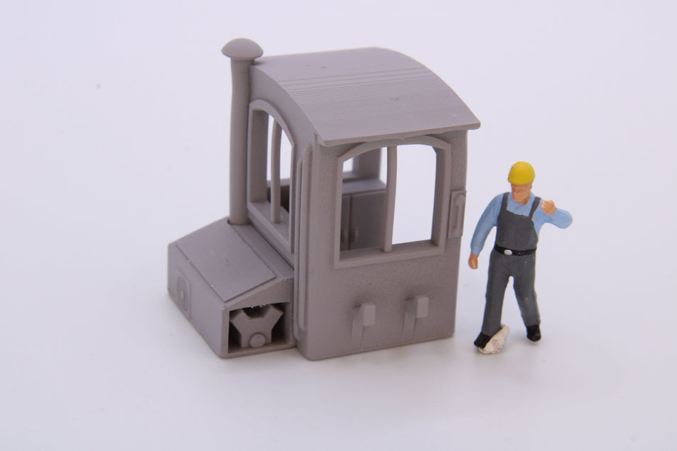 Wheelhouse for boat or barge - H0 Scale