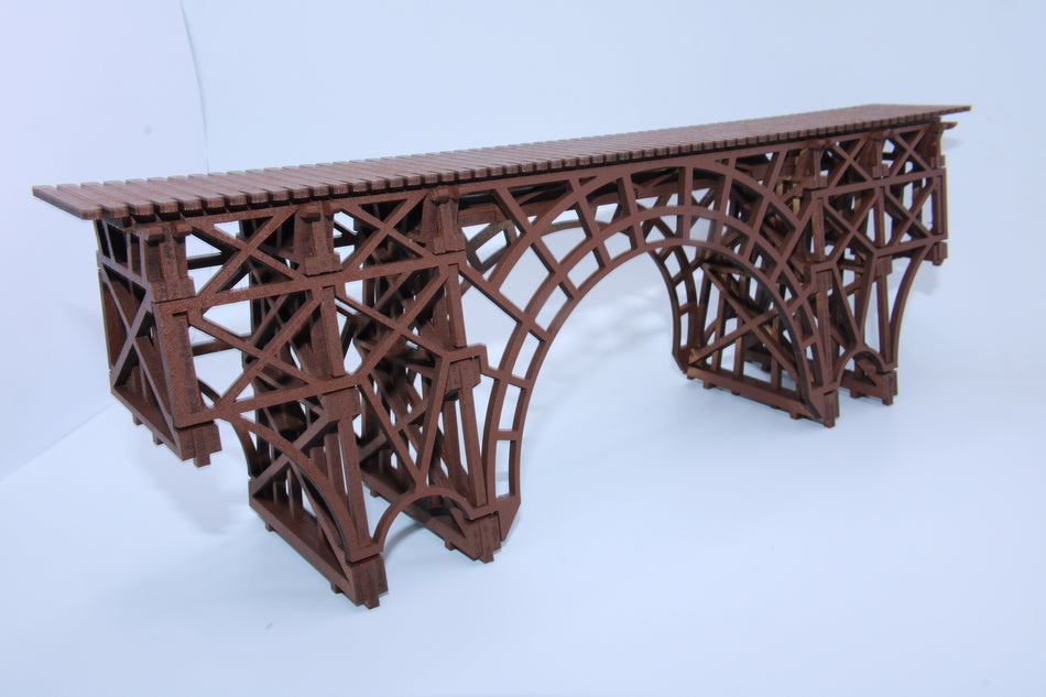 Laser Cut Wooden Bridge Kit – MDF Arch Bridge Model