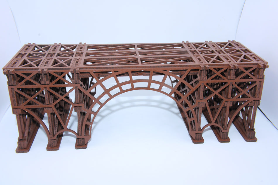 Laser Cut Wooden Bridge Kit – HO Scale Double Track - Fits also FastTrack O Scale