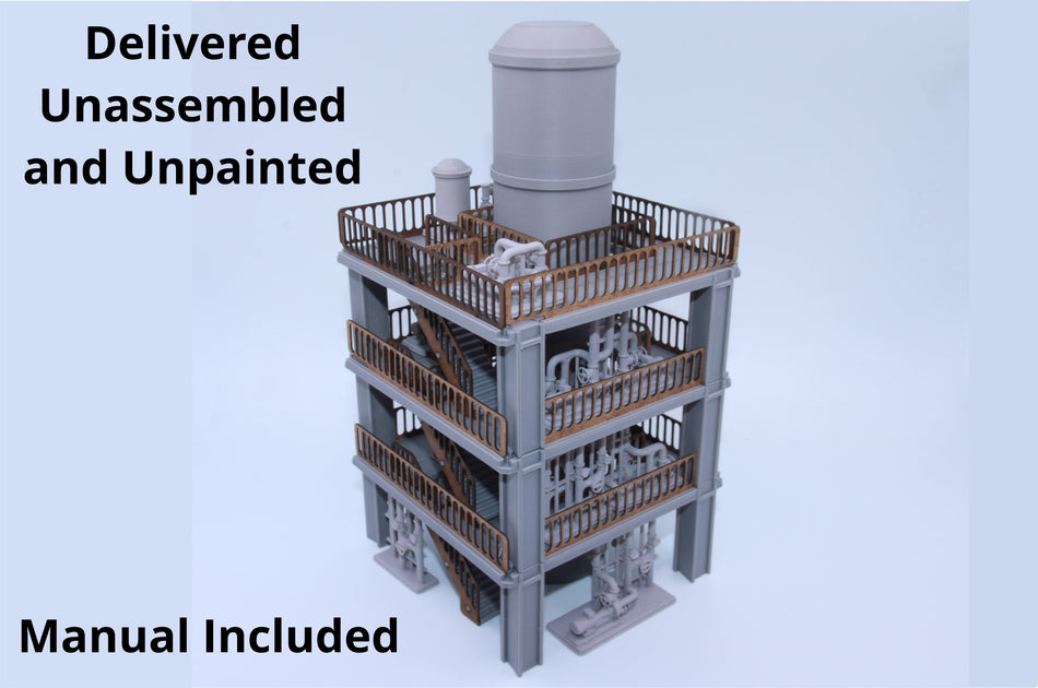 Industrial Platform with Reactor – HO Scale 1:87