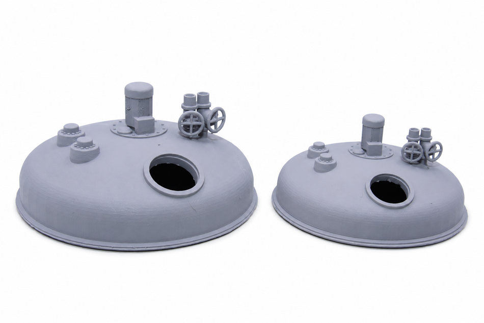 Industrial Tank Top Model - HO-Scale