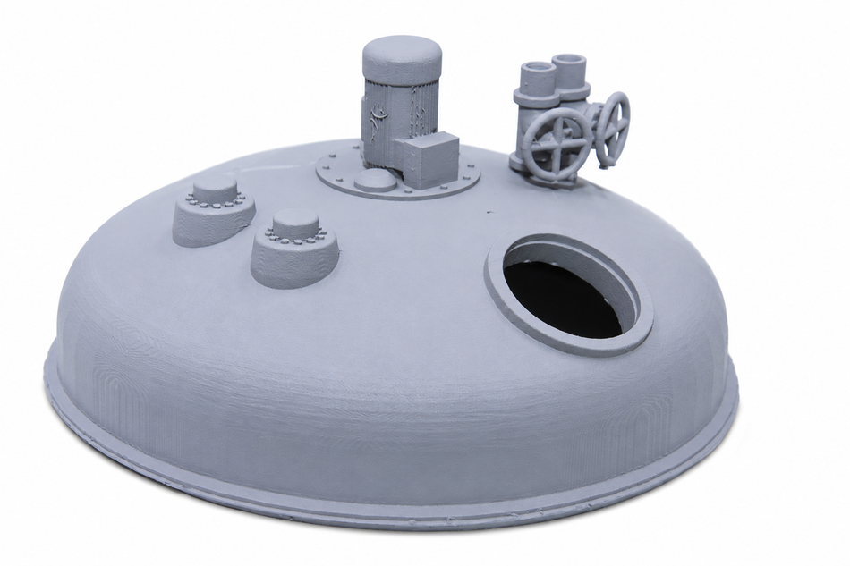 Industrial Tank Top Model - HO-Scale