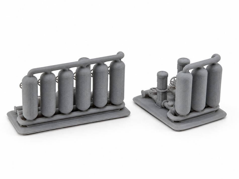 Miniature Industrial Filter Skid with Pumps – Z N TT Scale