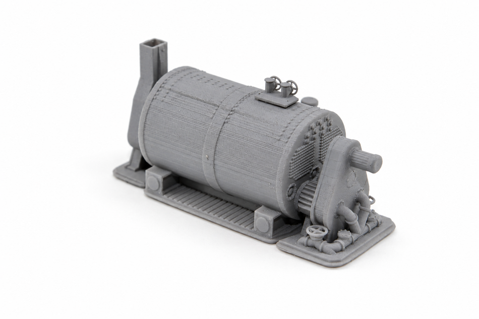 Miniature Industrial Steam Plant – 5 Piece Set – Z N TT Scale