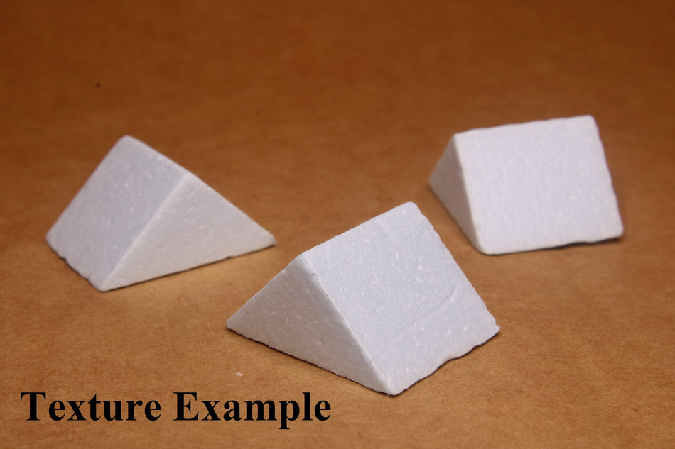 Foam Block 20x20x20mm Triangular Top (10pcs) - XPS