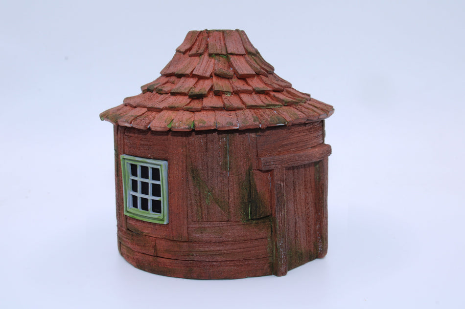 DIY Miniature House Kit – Unpainted XPS Foam Building for Model Railroad Scenery, Wargaming Terrain, Dollhouse Dioramas