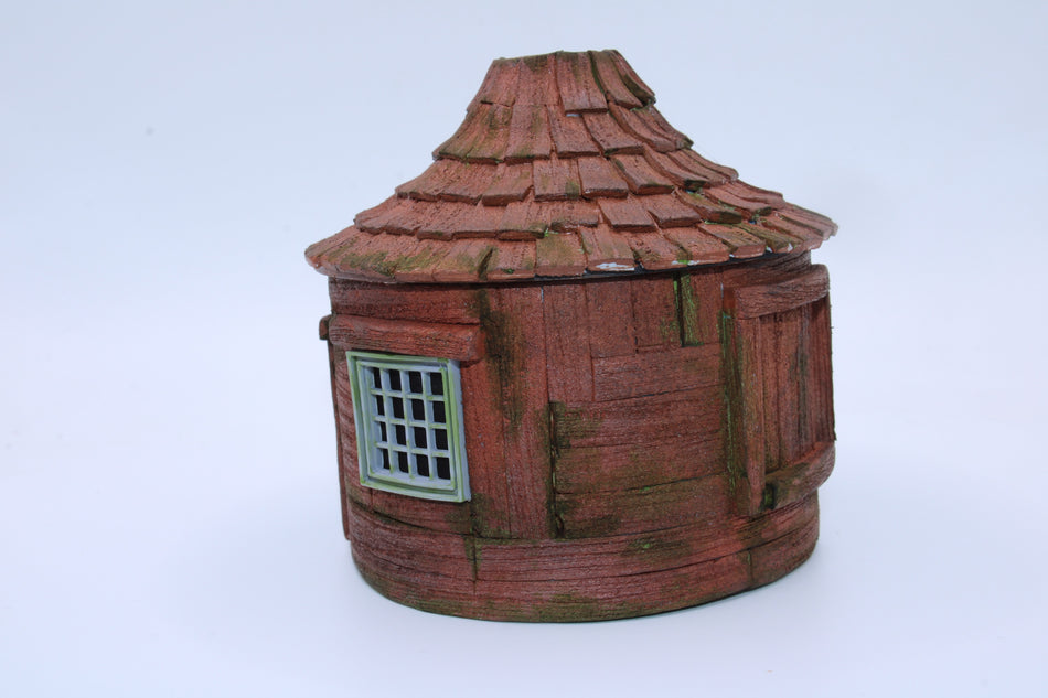 DIY Miniature House Kit – Unpainted XPS Foam Building for Model Railroad Scenery, Wargaming Terrain, Dollhouse Dioramas