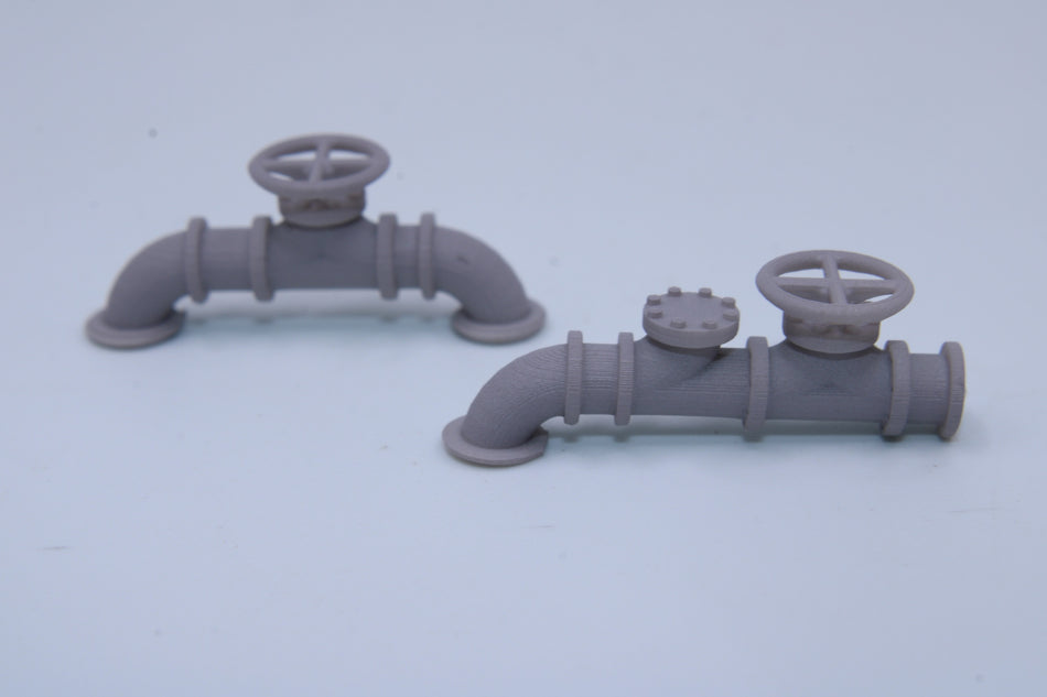 Industrial Piping Set – 18 Pieces - All Scales