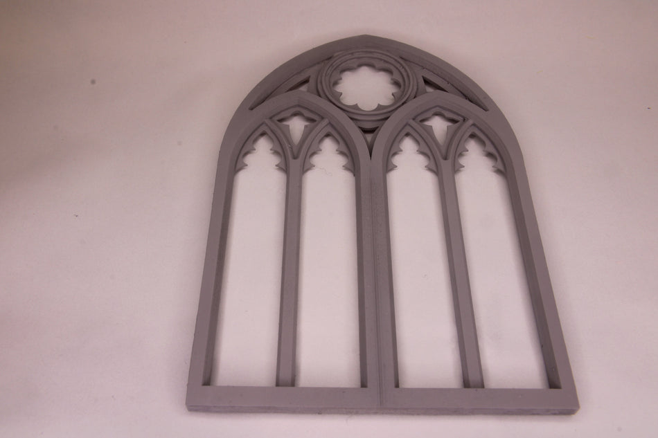 Double Gothic Church Window - All Scales