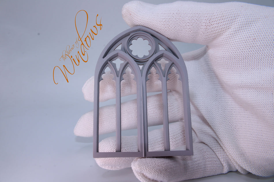 Double Gothic Church Window - All Scales