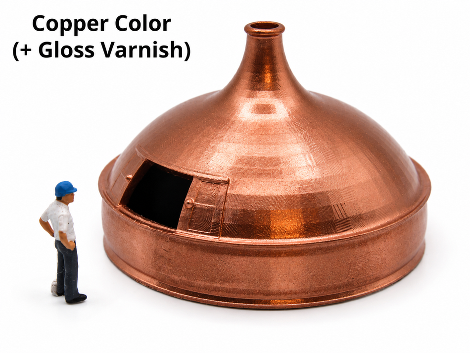N Scale Brew Kettle – Resin Brewery Diorama, Train Cargo