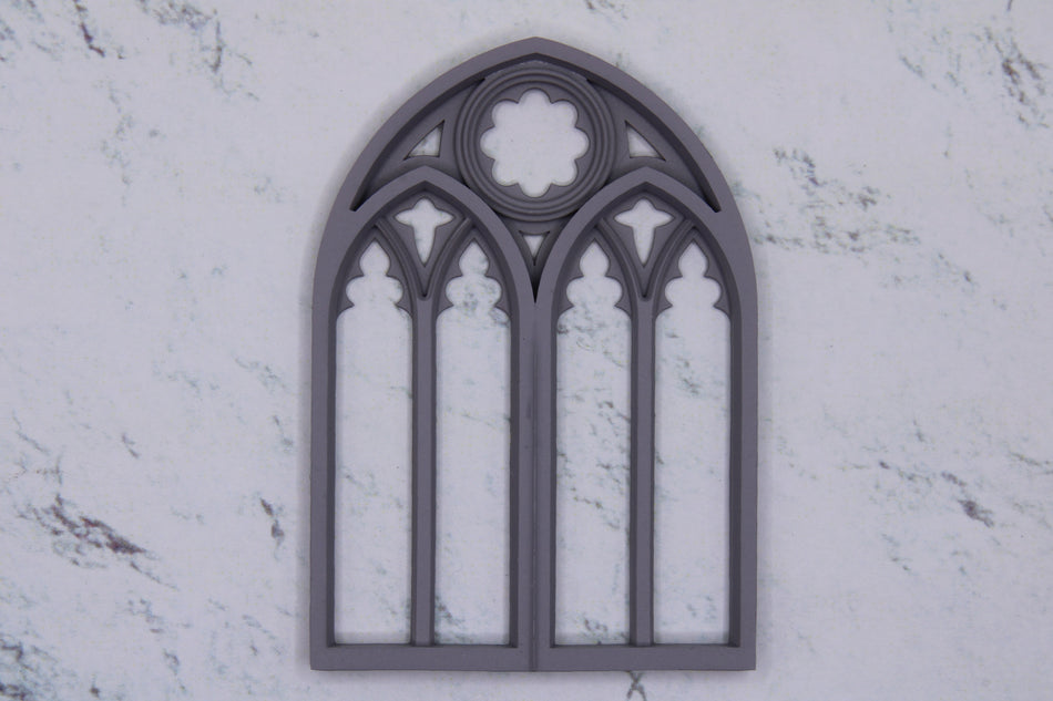 Double Gothic Church Window - All Scales