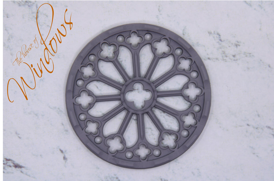 Round Gothic Church Window - All Scales