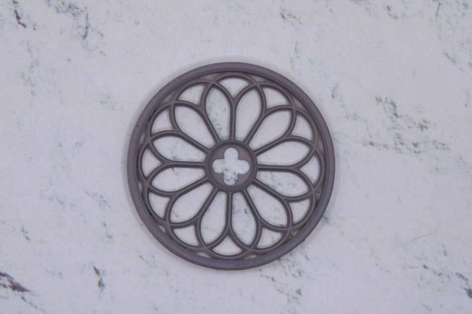 Round Gothic Church Window Double Arch - All Scales