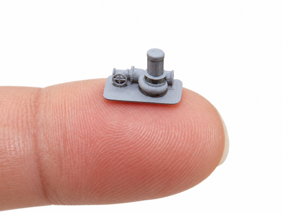 Miniature Industrial Pump Station – Set of 5 – Z / N / TT Scale